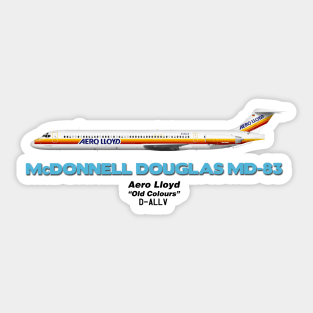 McDonnell Douglas MD-83 - Aero Lloyd "Old Colours" Sticker